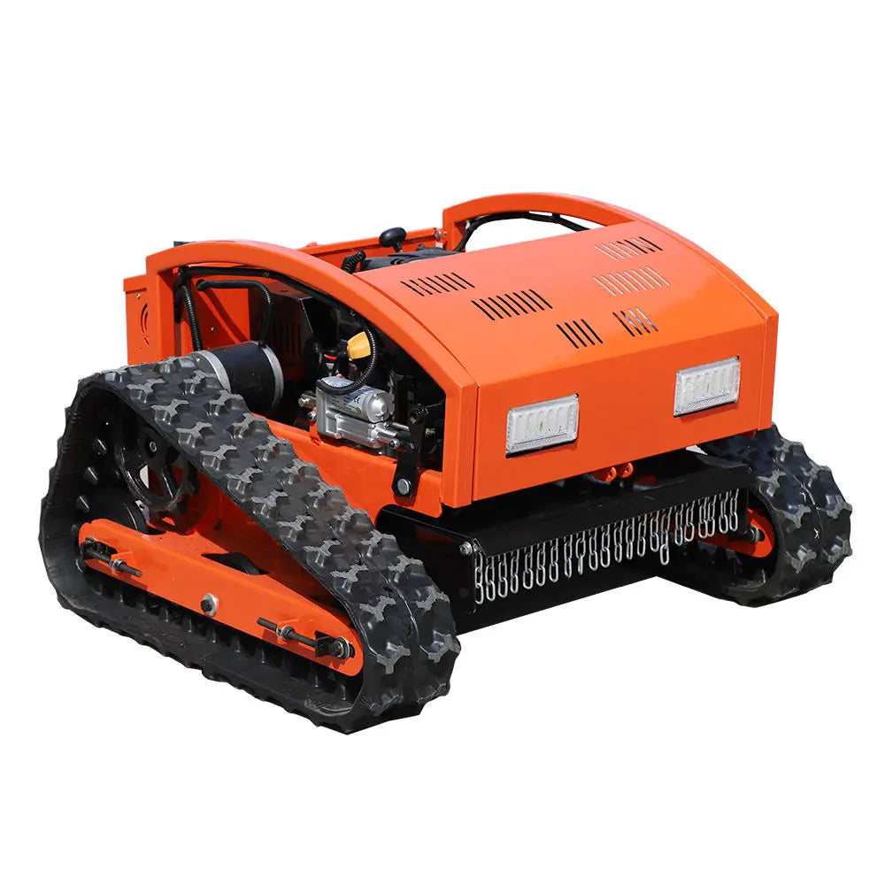 Excellent Mini Remote-Controlled Robot Lawn Mower with Slope Mowing Capability Core Components Engine Gear for Grassland Mowing