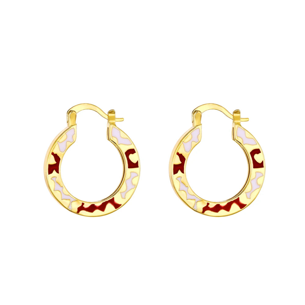 Ethlyn Vintage Style Africa Earrings for Women Gold Color Clip Earrings Girl,Ethiopian Jewelry Arab Middle East Gift E73