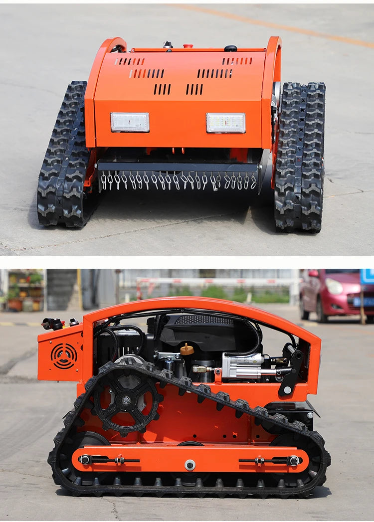 Excellent Mini Remote-Controlled Robot Lawn Mower with Slope Mowing Capability Core Components Engine Gear for Grassland Mowing