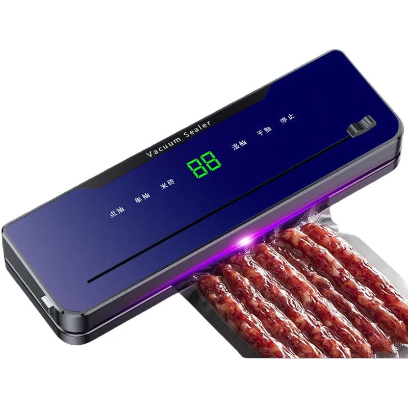 Commercial Food Sealing Machine External Suction Fast-pumping One-click-lock for Plastic Package Vacuum Packing Bulk Supply Use