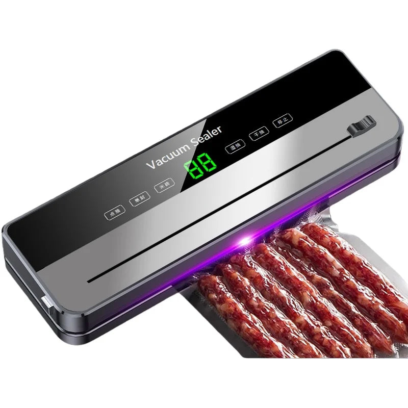 Commercial Food Sealing Machine External Suction Fast-pumping One-click-lock for Plastic Package Vacuum Packing Bulk Supply Use