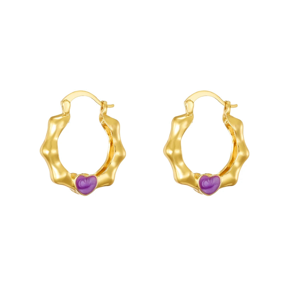 Ethlyn Vintage Style Africa Earrings for Women Gold Color Clip Earrings Girl,Ethiopian Jewelry Arab Middle East Gift E73