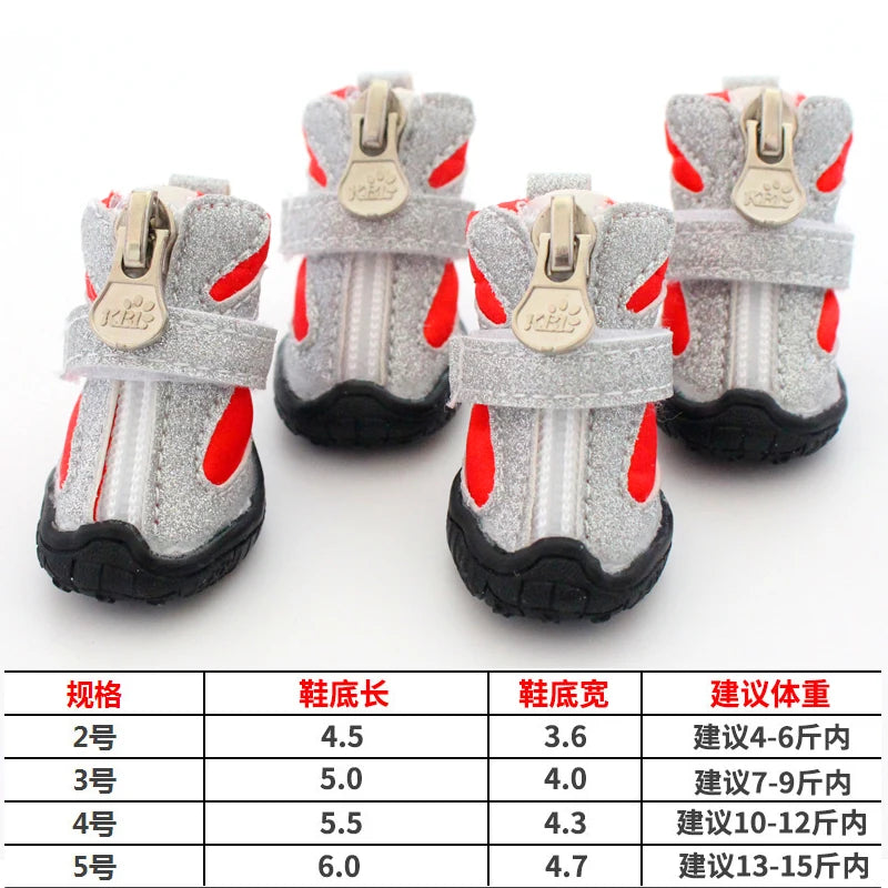 Anti slip Dog Shoes Sports Outdoor Pet Foot Clean Autumn Winter Chihuahua Boots Accessories For Puppies Animal XS XL Shih Tzu