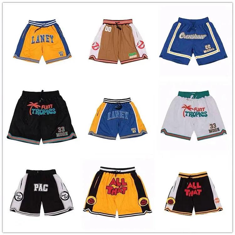 Drop Shipping Available Custom Basketball Shorts Black Retro Sports Shorts for Men Mens Basketball Shorts