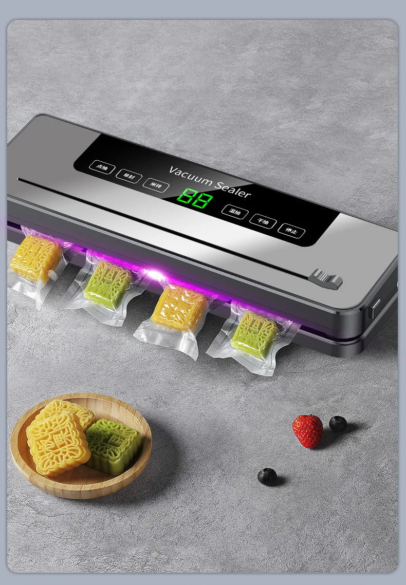 Commercial Food Sealing Machine External Suction Fast-pumping One-click-lock for Plastic Package Vacuum Packing Bulk Supply Use