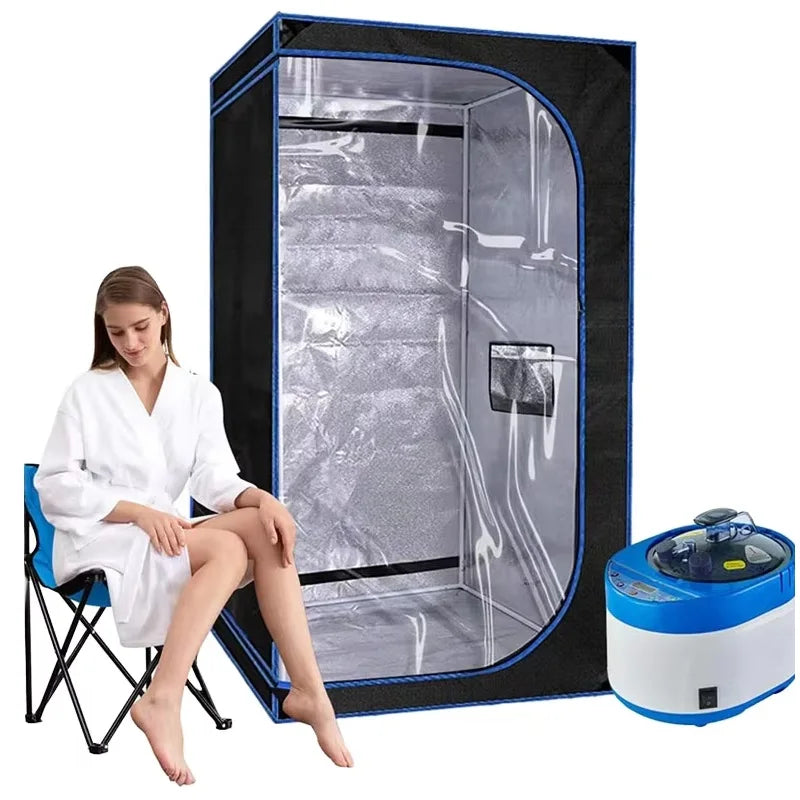 2025 Portable Full Body Home Relaxation Steam Wet Sauna Box Foldable Sauna Tent Indoor Spa Tubs Sauna Rooms