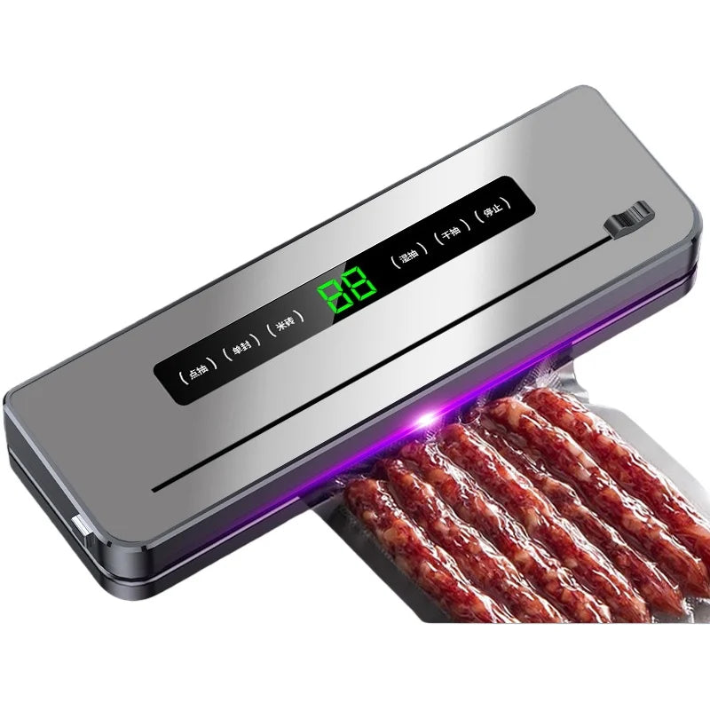 Commercial Food Sealing Machine External Suction Fast-pumping One-click-lock for Plastic Package Vacuum Packing Bulk Supply Use