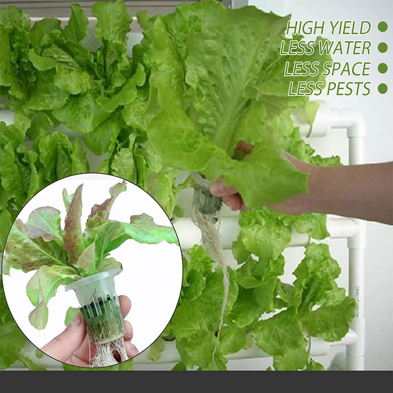 3-Tier 108 Holes Hydroponics Growing System - 12 Pipes Vertical Soilless Planting Kit with Adjustable Water Pump, Space-Saving