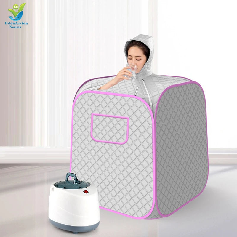 2025 Portable Full Body Home Relaxation Steam Wet Sauna Box Foldable Sauna Tent Indoor Spa Tubs Sauna Rooms