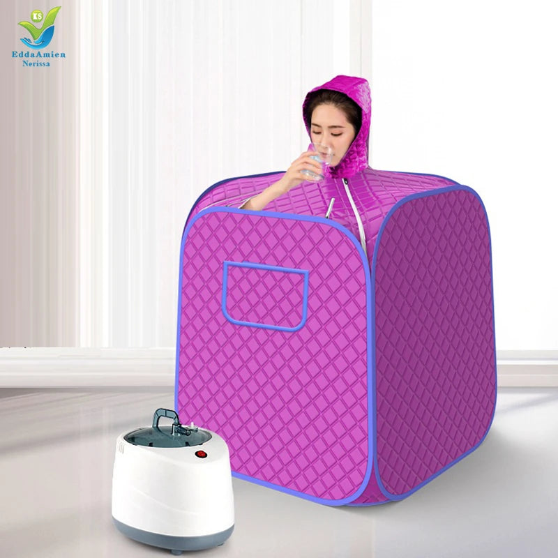 2025 Portable Full Body Home Relaxation Steam Wet Sauna Box Foldable Sauna Tent Indoor Spa Tubs Sauna Rooms