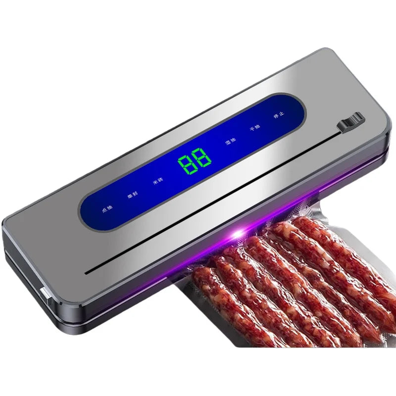 Commercial Food Sealing Machine External Suction Fast-pumping One-click-lock for Plastic Package Vacuum Packing Bulk Supply Use