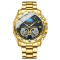 Binbond 4833 B4833 Business Fashion Man Quartz Wristwatch Luxury Stainless Steel Men's Watch Multi Functional Men's Wrist Watch