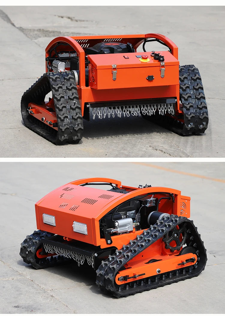 Excellent Mini Remote-Controlled Robot Lawn Mower with Slope Mowing Capability Core Components Engine Gear for Grassland Mowing