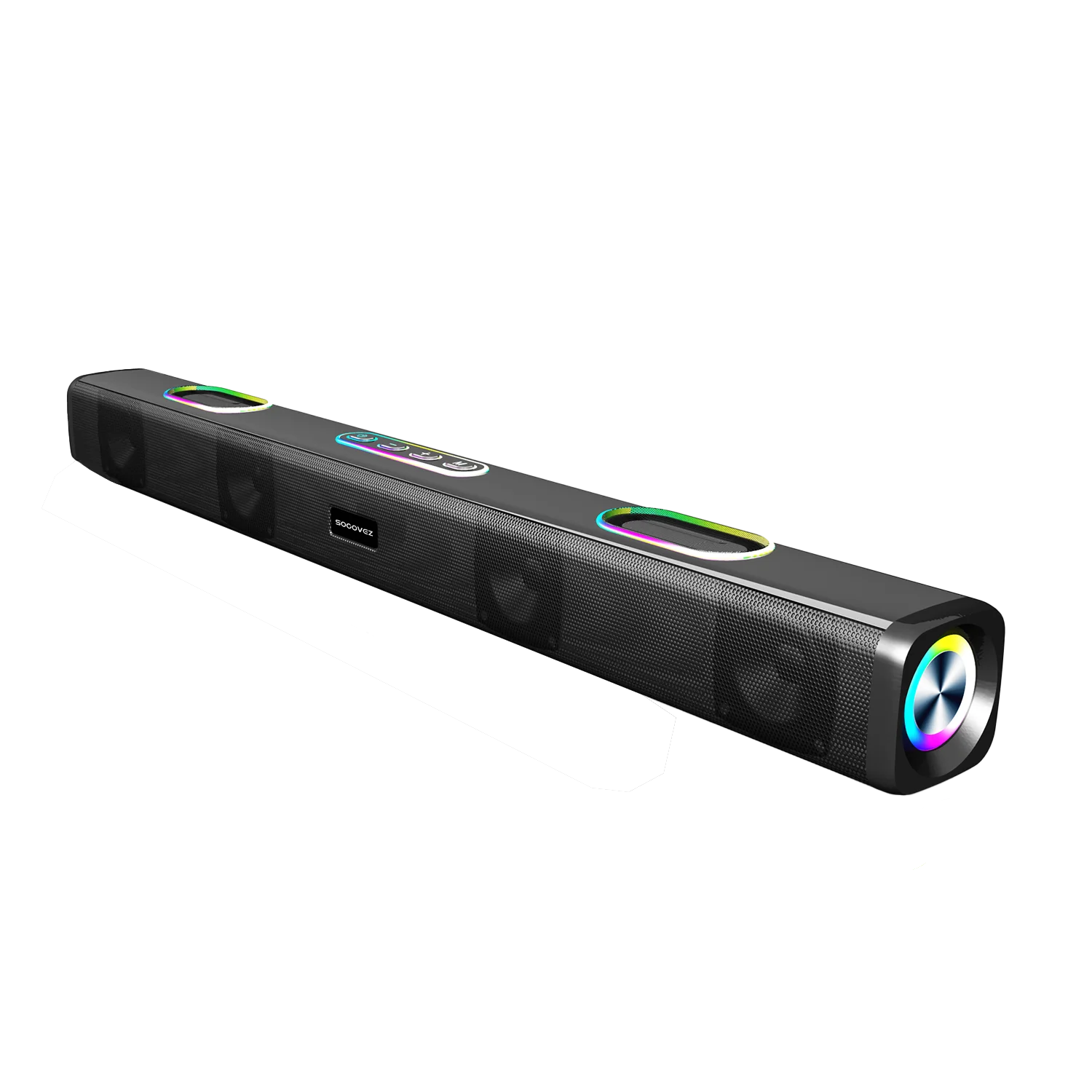 2.0 Ch Slim Soundbar Home Theater System with for 5.3 8 Speakers Universal Voltage for High Quality Audio Experience