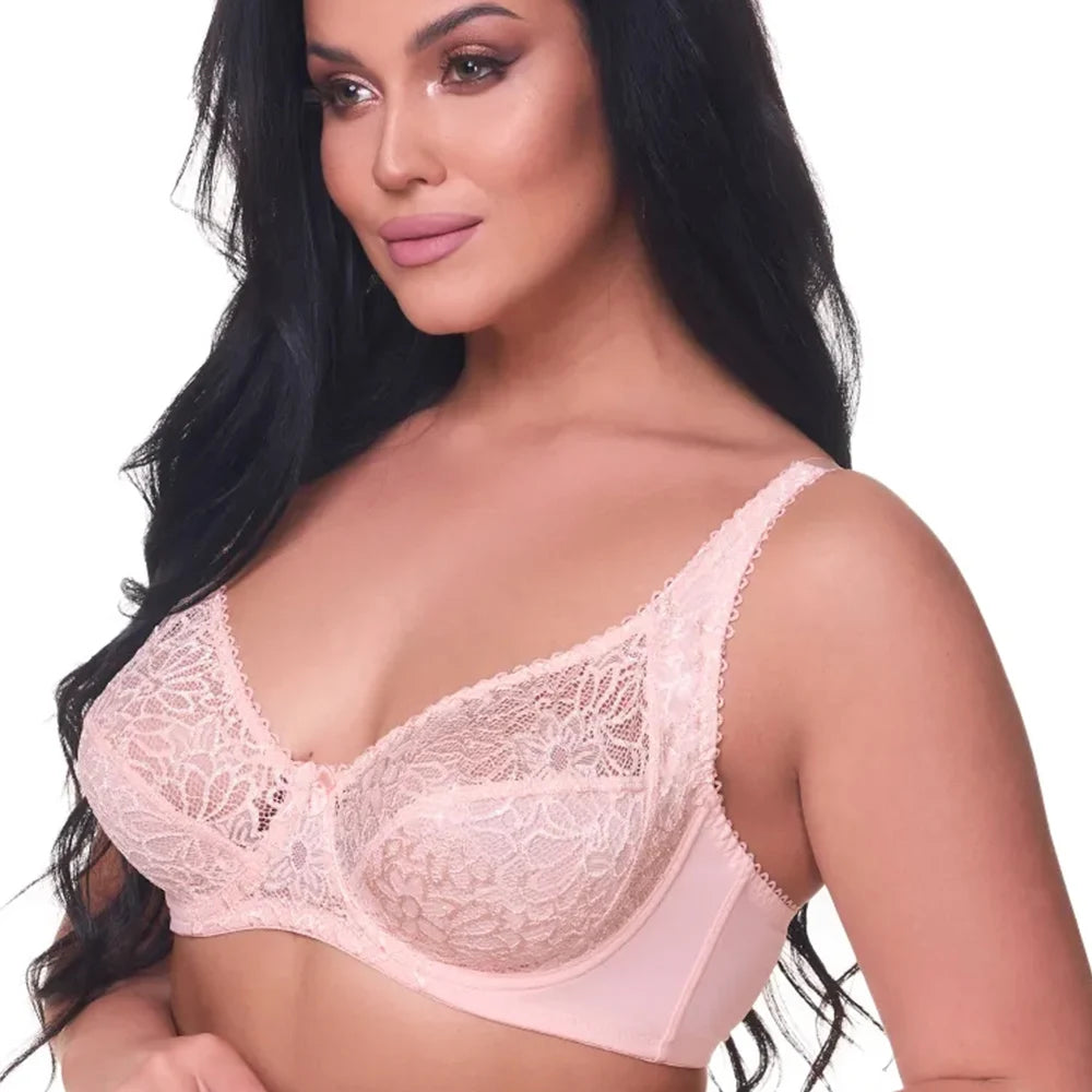Bras For Women Lace Modern Ladies Plus Size Brassiere Underwear Sexy Lingerie BH Tops C D DD E F Cup