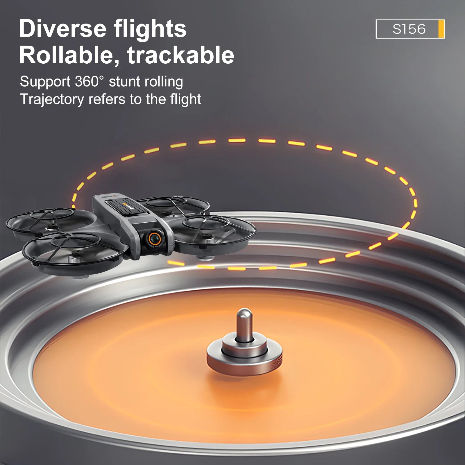 2025 New S156 Drone with Screen Brushless Optical Stream Positioning Quadcopter with Camera FPV Traverser Novice Toy Airplane
