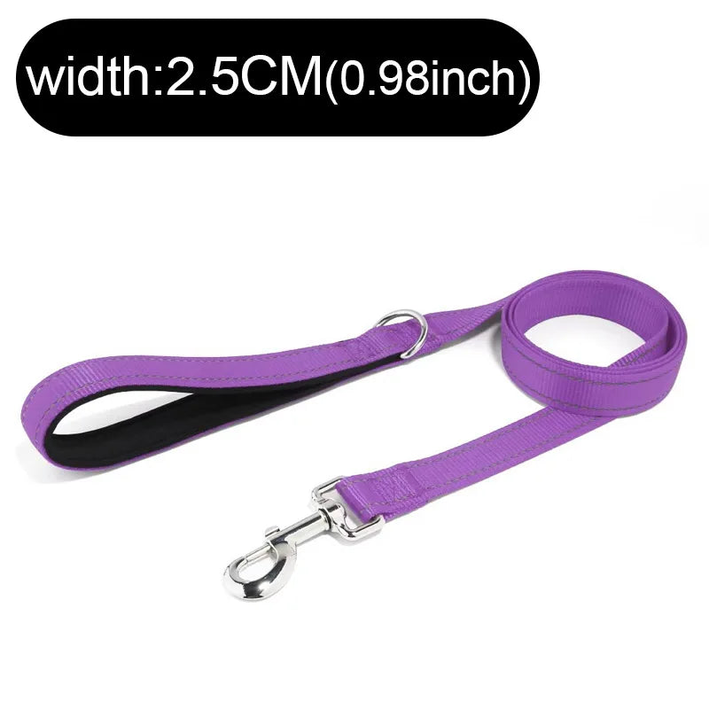 Dogs Leads Leashes Reflective Drawstring Pet Leash Explosion-proof Dog with D-ring & Metal Fastener for Dog Walking and Training