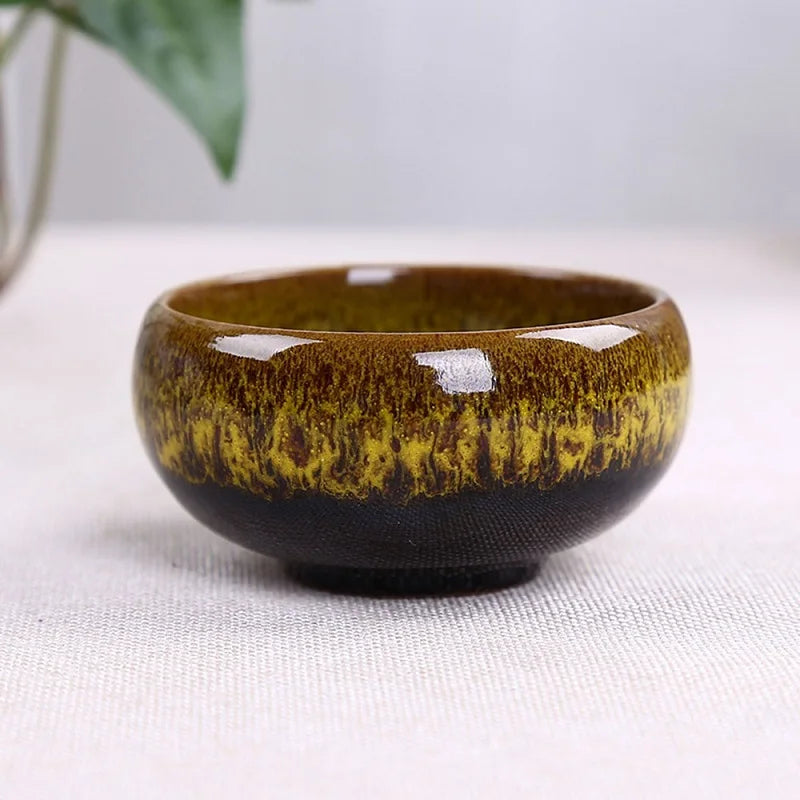 6pc Kiln-changed Flower Pot Bonsai Ceramic Pots For Plants Mini Succulent Plant Small Cactus Outdoor Container Modern Decorative