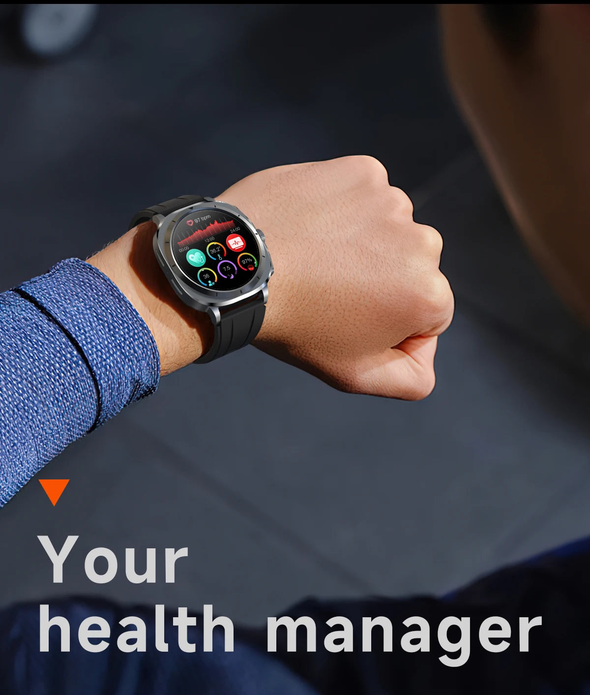 2025New ECG+PPG Laser Diagnose Blood pressure Smart Watch Men Heart Rate Uric Acid Blood fat Body analysis Health NFC Smartwatch
