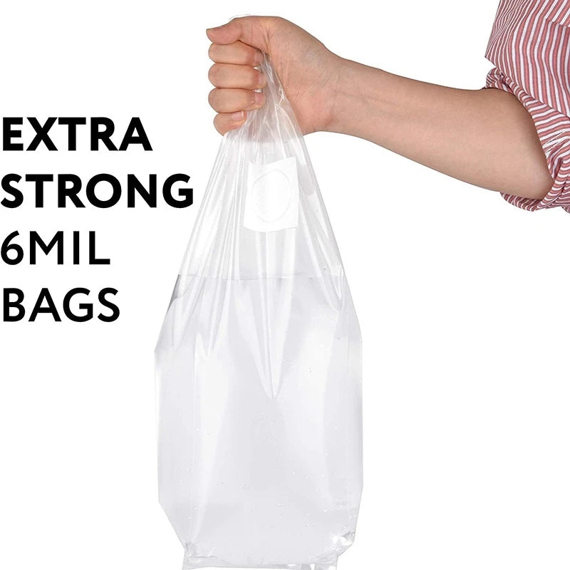 Cultivation Bags100Pcs Mushroom Growing Bag Spawn Bags Thick 6 Bags 5.9inchx13.8inch 0.2 Micrometre Filter