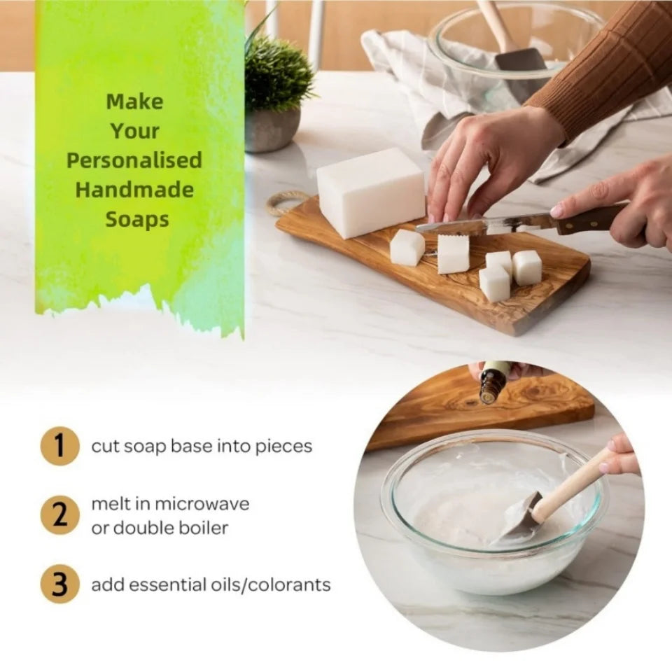 250g Melt and Pour Soap Base Glycerin for DIY Crafting Gift, Moisturizing and Gentle on Skin, Perfect for Soap Making Supplies