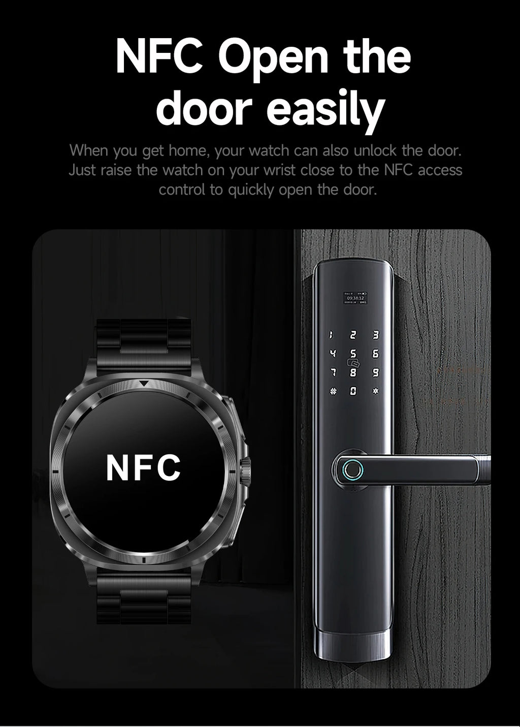 2025New ECG+PPG Laser Diagnose Blood pressure Smart Watch Men Heart Rate Uric Acid Blood fat Body analysis Health NFC Smartwatch
