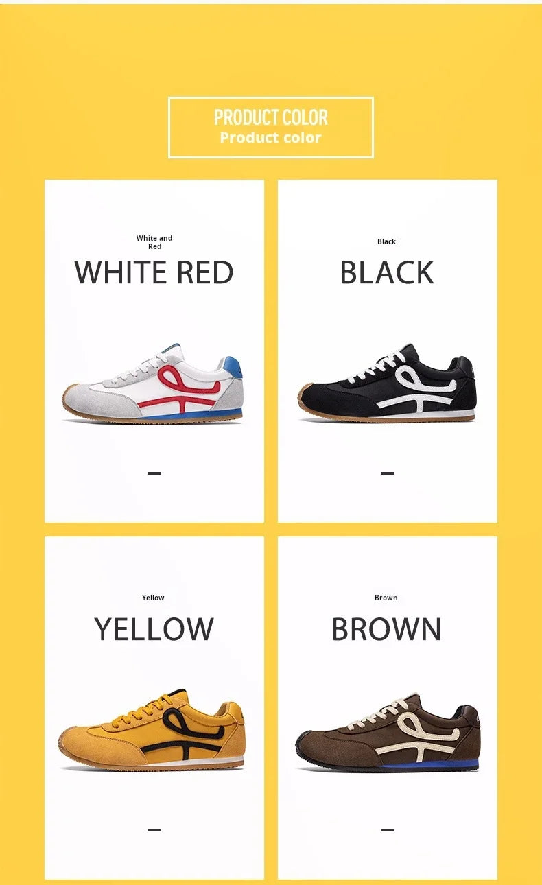 Casual Sneakers 2025 New Men's Breathable Four Seasons Outdoor Soft Sole Comfortable Running Shoes Student Sneakers