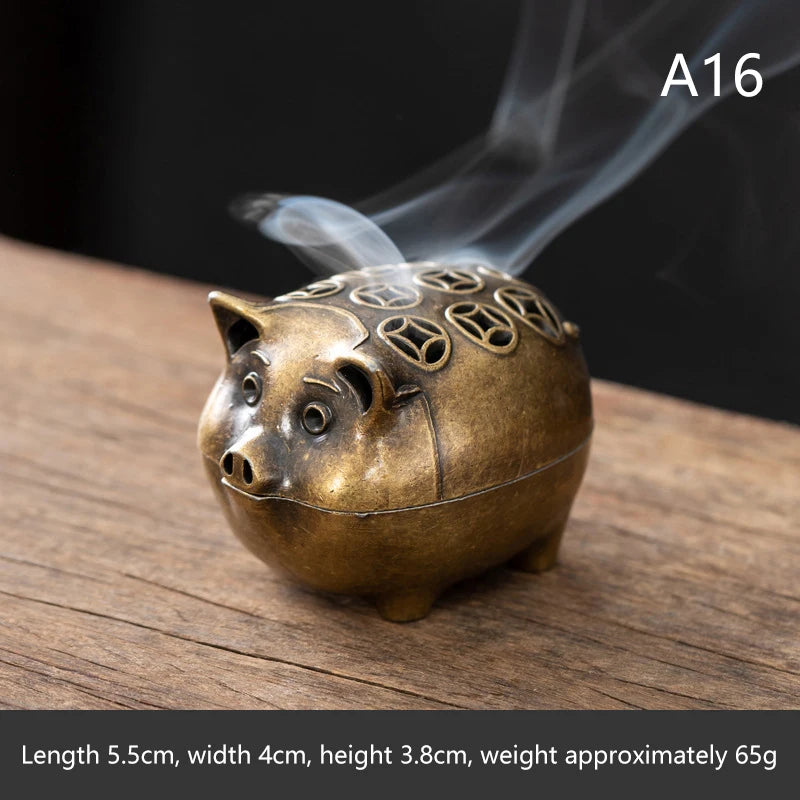 Brass Incense Burner Metal Aromatherapy Holder Unscented Ideal For Yoga Meditation Bedroom AmbianceHome Decor