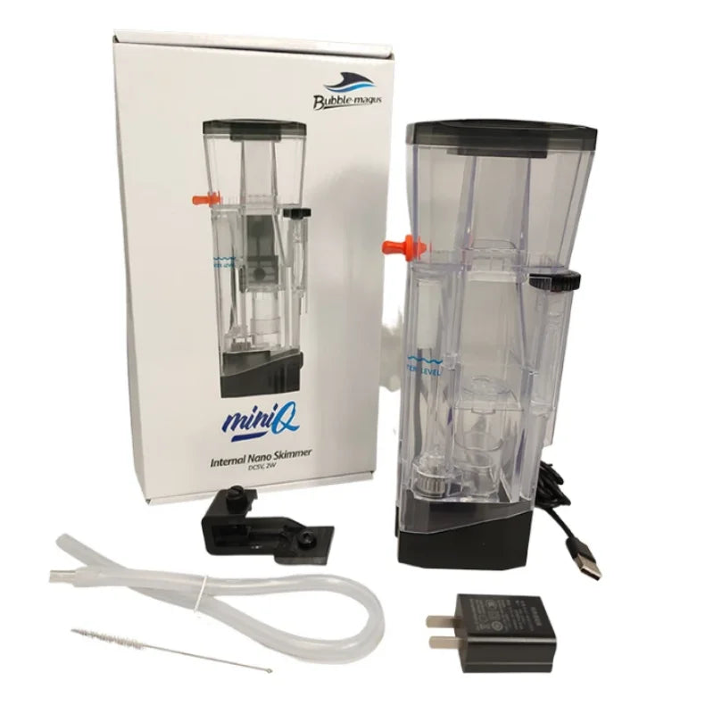 BM MiniQ 100-240V Built-in Hanging Type Internal Nano Protein Skimmer for Small 75L Saltwater Aquarium Fish Tank
