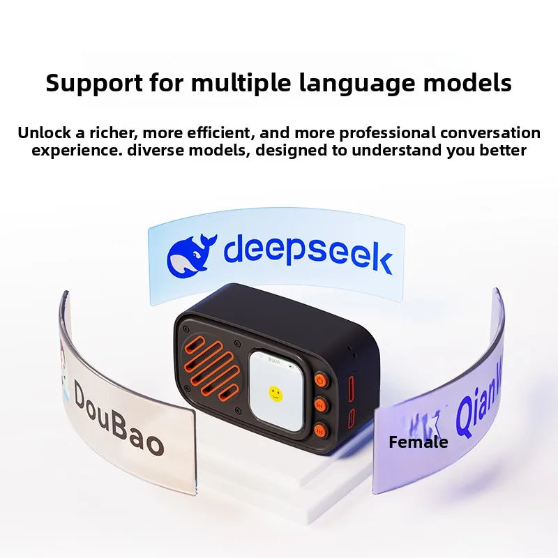 DeepSeek Xiaozhi AI Voice Speaker Multiple AI Large Models Supports Multiple Languages Customizable Persona Intelligent Dialogue