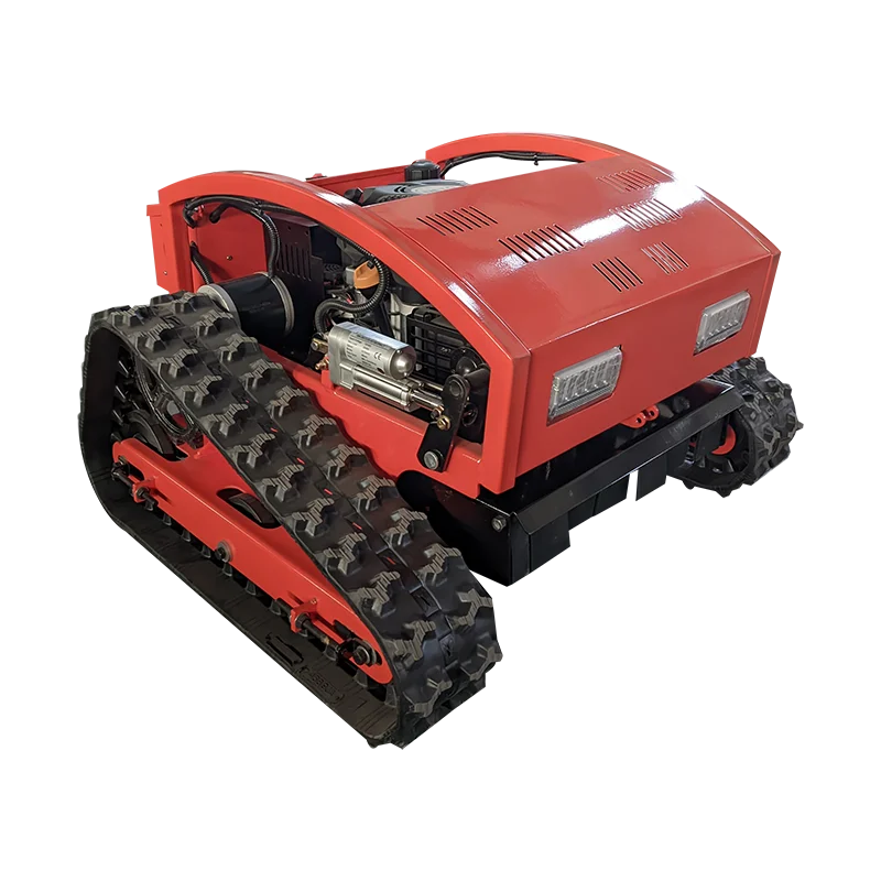 Customized remote-controlled lawn mower robot for farm weeding, easy grass cutting and shredding machine