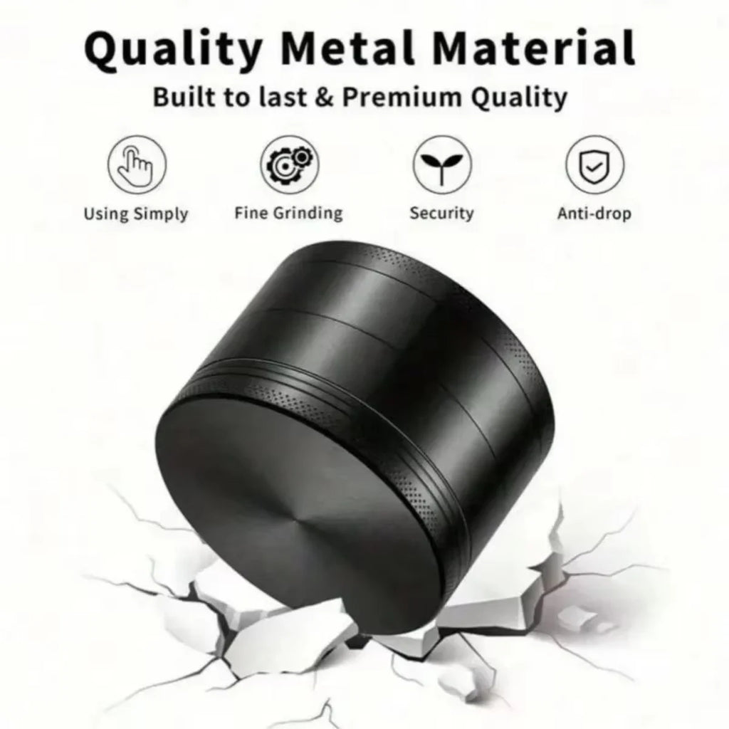 2inch Boho Tree Herb Grinder 4-Layers Metal Pepper Mortar Spice Mill Tobacco Grass Raw Grinder Smoking Accessories Kitchen Tool