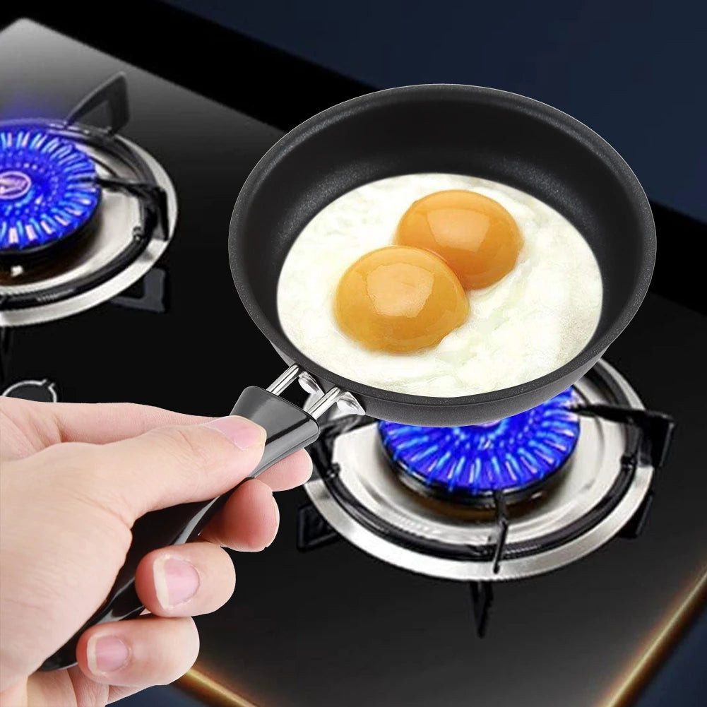 12cm Pan Frying Egg Skillet Pot Mini Cooking Omelette Pans Nonstick Saucepan Fry Omelet Cast Pancake Pots Kitchen Cookware