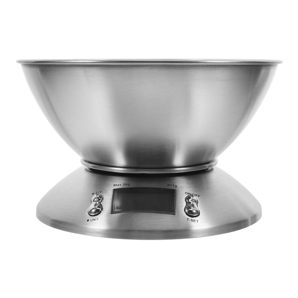 Digital Kitchen Scale Stainless Steel High Precision Electronic Food Weighing Scale Large Capacity Measuring Grams For