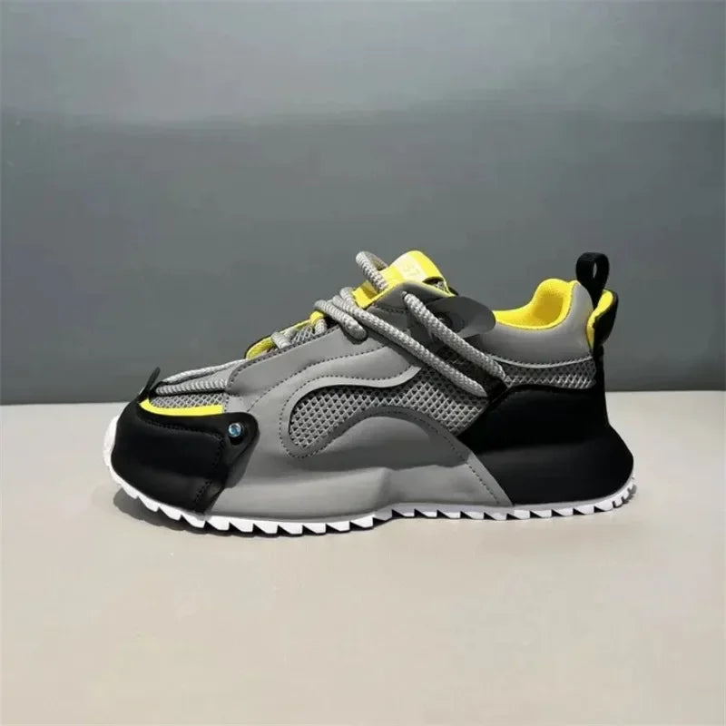 48 size summer men's shoes 2024 new men's mesh breathable sneakers height increasing sports comfortable casual shoes for men