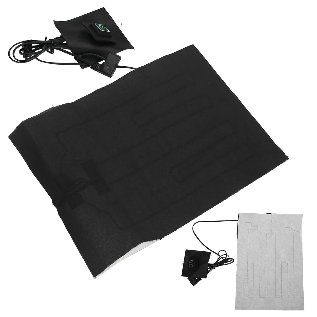 Electric Heating Pad Temperature Adjustable 45℃-65℃ Electric Heating Sheet USB Heating Pad for Clothes Vest