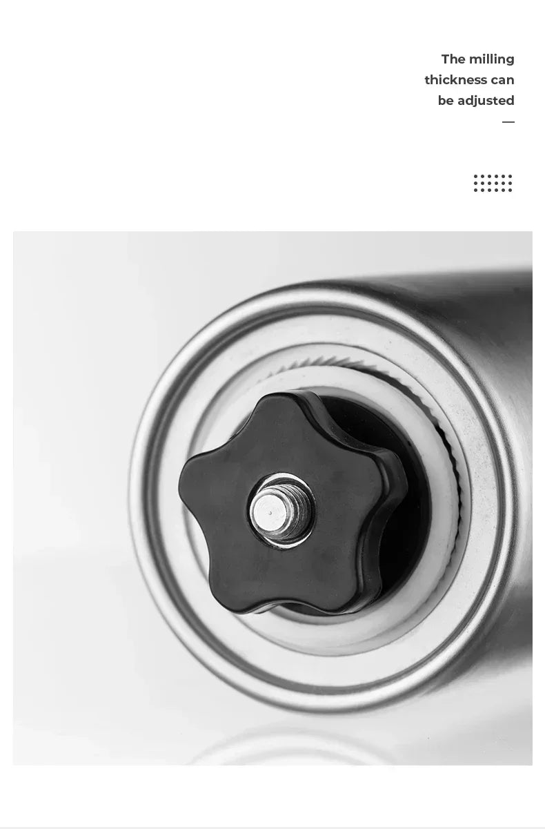 2025 Portable Stainless Steel Handmade Coffee Bean Grinder Multiple Legumes Grinder Easy To Clean Manual Coffee Grinder