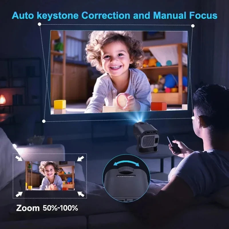 2025 4K Android 11 Projector Native 1080P 390ANSI HY320 mini Dual Wifi6 BT5.0 1920*1080P Cinema portable Projetor upgrated HY300