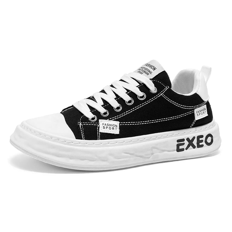 Casual Sneakers Sporty Design Trendy Flat Men's Canvas Shoes Breathable Low-Top Footwear Summer Winter Spring Autumn Wear