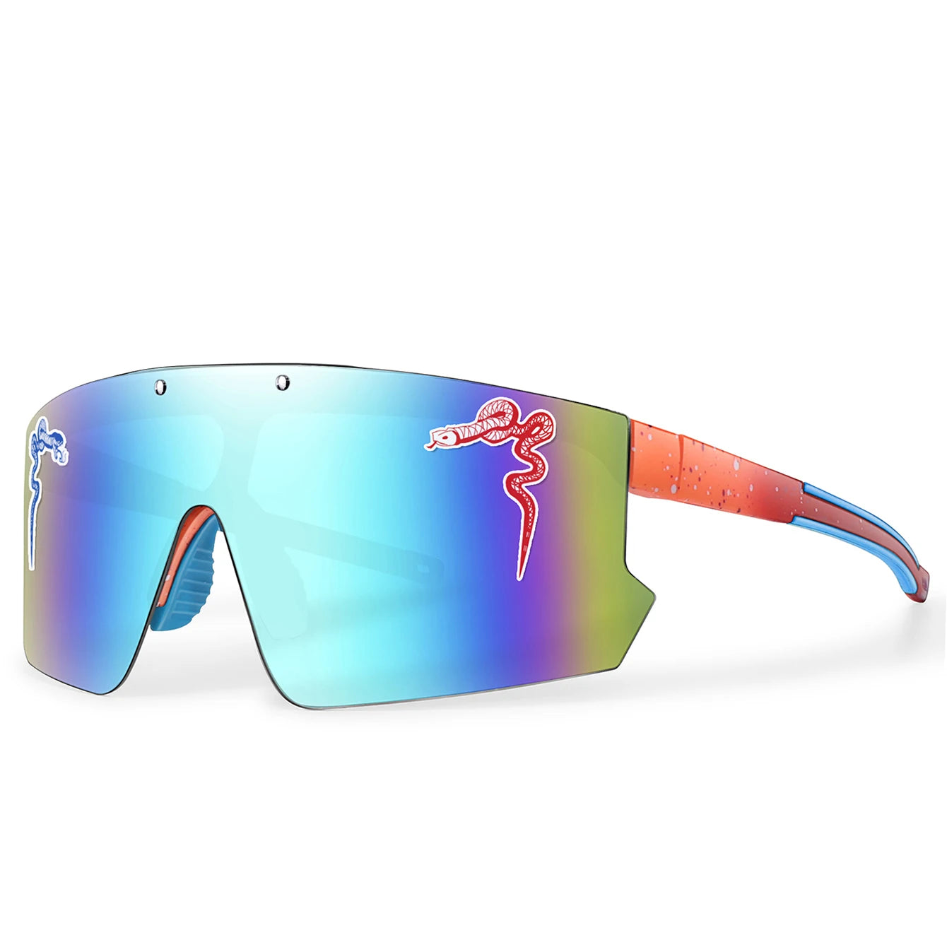 Brand 100 Cycling Sunglasses for Men and Women UV400 Protection 5 colors Big Frame Running Fishing Sports Eyewear