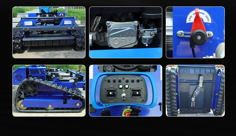 Customized Zero-Turn Discounted Lawn Mower - Remote-Controlled All-Terrain Self-Propelled Robot with 550mm Cutting Width