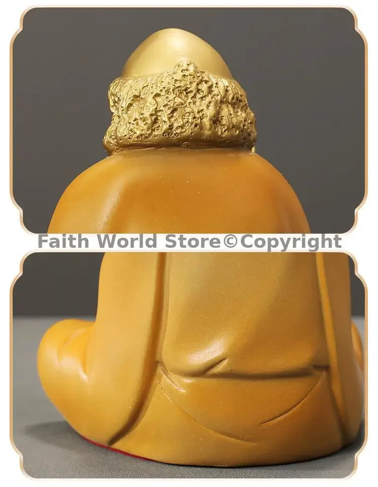 Buddhism Spiritual Art Bronze Sculpture Dharma Buddhist saints Chan sect Dhyana Zen Bronze carved home decorative Sitting Buddha