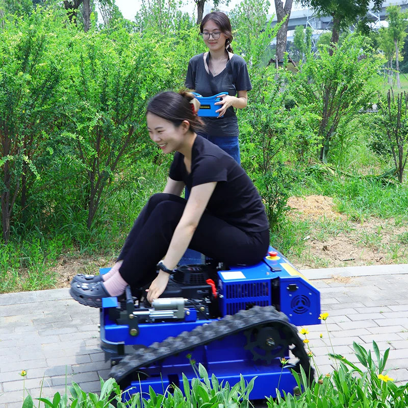 Customized Zero-Turn Discounted Lawn Mower - Remote-Controlled All-Terrain Self-Propelled Robot with 550mm Cutting Width