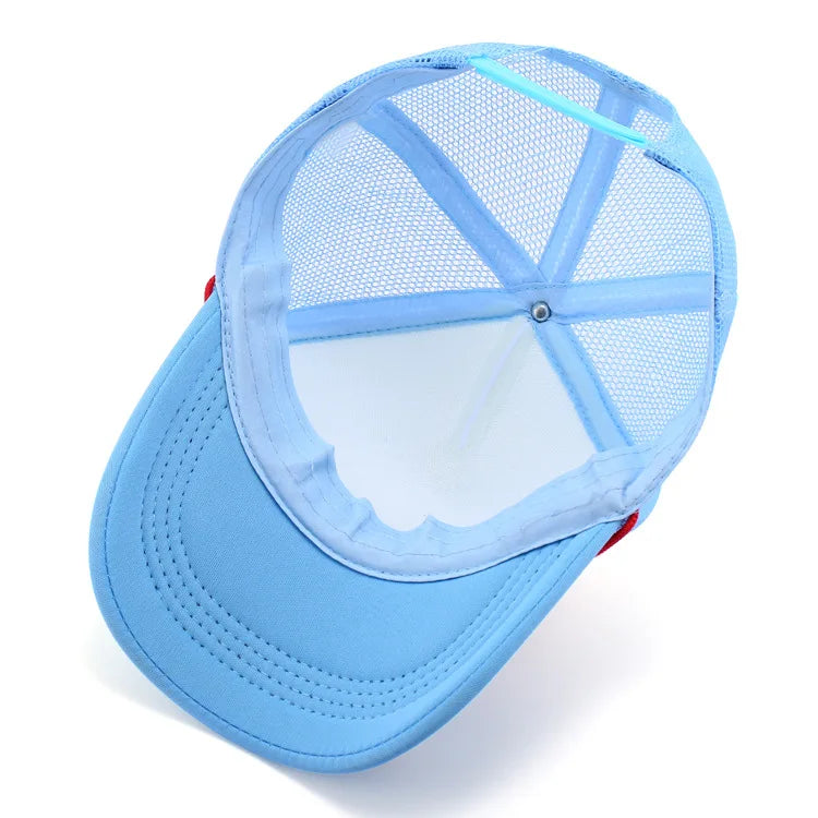 Dustin Hats Retro Mesh Cap Trucker Thinking Cap Summer Breathable Baseball Caps for Men and Women Boys Girls Cosplay Accessories