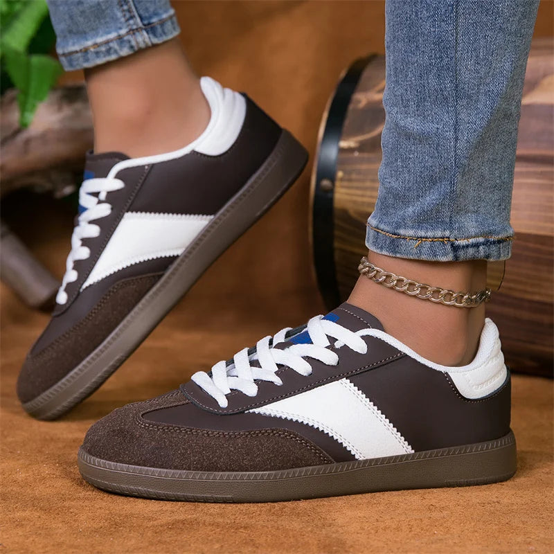 ELUVA Womans Comfortable Sneakers for Men Women White Lightweight Shoes Non Slip Walking Shoes Casual Couple Sneakers Sport