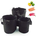 2/3/6 Tall Gallon garden pots planters grow bags nursery plant pots fabric vegetable for jardim nursery growing supplies tools D