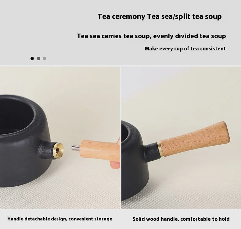 11pcs Japanese Travel Tea Set with Teapot Tea Cups And Bamboo Tray Hand-Painted Ceramic Tea Set with Gift Box And Storage Box