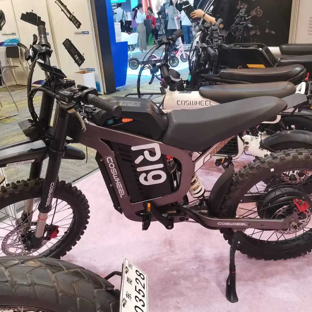 COSWHEEL R19 Electric motorcycle 6000W 72V 40ah 85km/h Lithium Battery Adult Mountain Ebike Electric Motorcycle