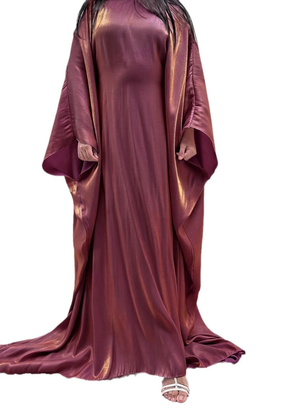 Ele Loose Robe Dr iny Fabric Par Dr Spring Summer Glowing Long Dr Women's plus Size Ele Gown