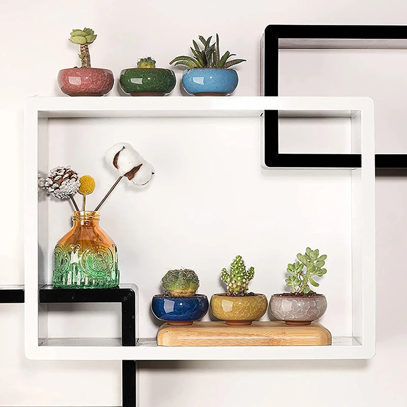 Cute Ice-Crack Glaze Flower Ceramics Succulent Planter Mini Plant Pot Garden Flowerpot For Home Office Decor Plant Pot